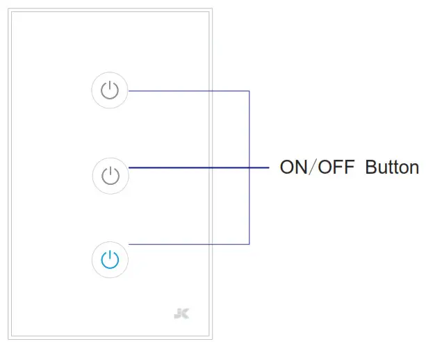 Shenzhen Jiakeyuan Industry SW M1US Smart Wall Switch - Indicator Light Description