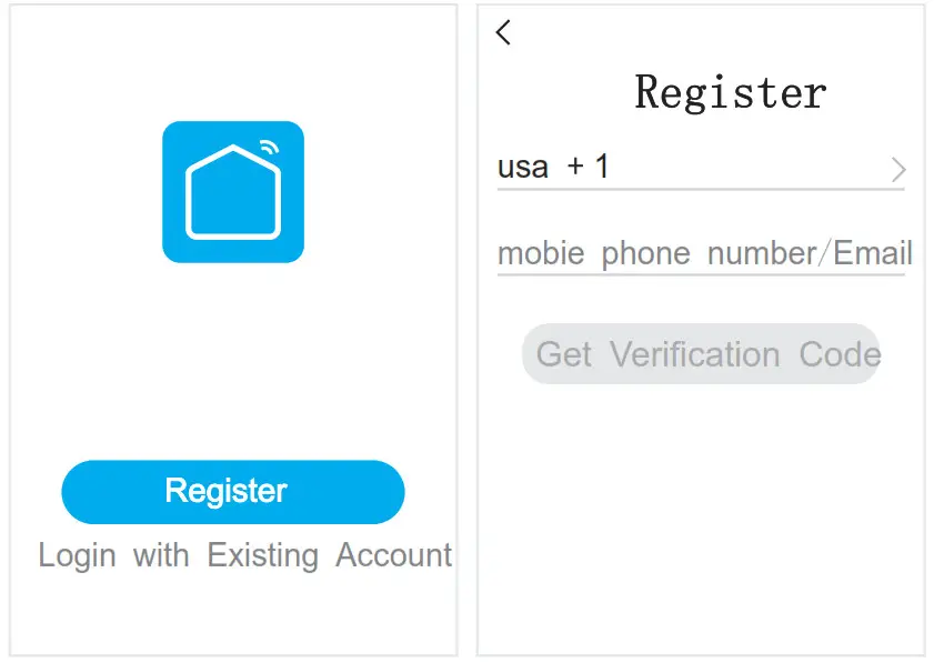 Shenzhen Jiakeyuan Industry SW M1US Smart Wall Switch - Register Account