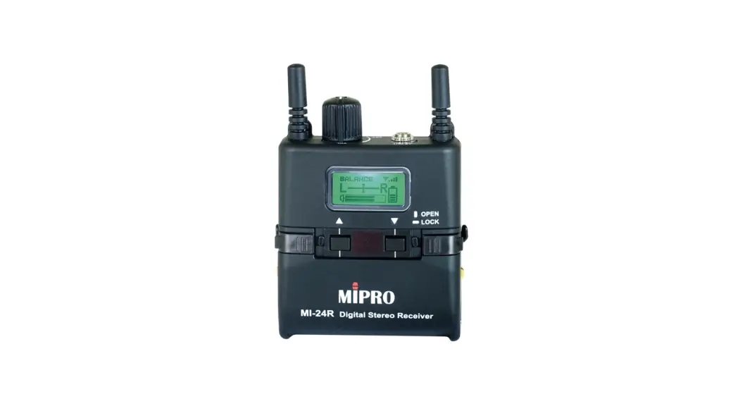 Mipro Mi24tdnt 2.4ghz Digital Stereo Transmitter User Guide Mipro Mi24tdnt 2.4ghz Digital Stereo Transmitter User Guide