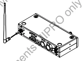 MIPRO MI24TDNT 2 4GHz Digital Stereo Transmitter -werless