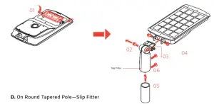 Slip Fitter and Straight Arm