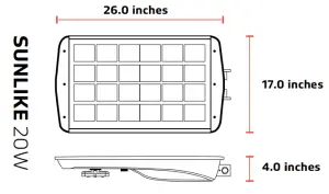 Soltech sunlike solar led lights