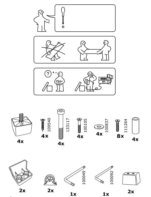 ALLSTA 2 Mestnyy Divan Krovat Sandsbru Seryy fig1