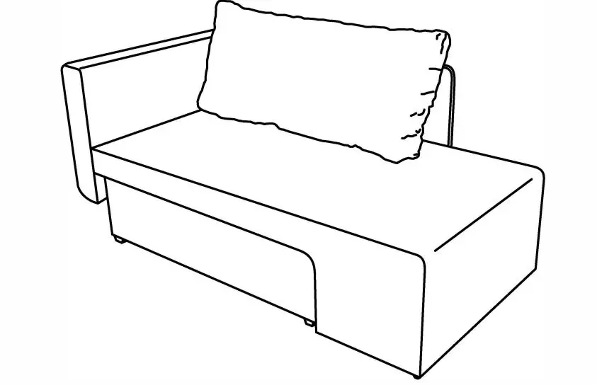 ALLSTA 2 Mestnyy Divan Krovat Sandsbru Seryy