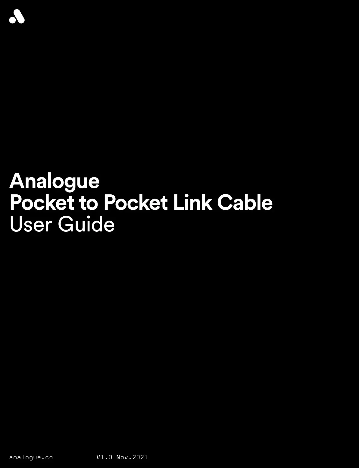 Analogue ACS-18 Pocket to Pocket Link Cable User Guide