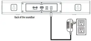 Connect the AC power adapter to the DC