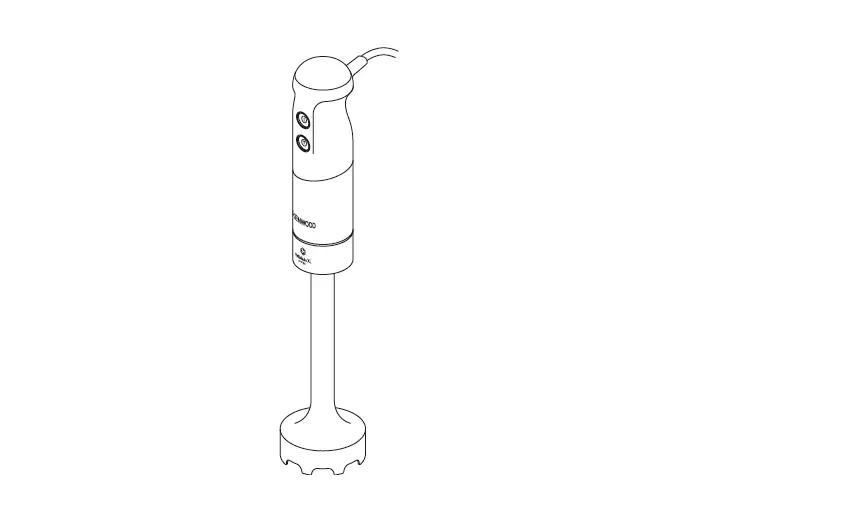 Kenwood Hbm40.002wh Triblade Hand Blender Mixer With Anti-splash Instructions