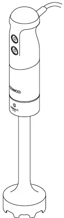 KENWOOD HBM40.002WH Triblade Hand Blender Mixer with Anti-Splash Product