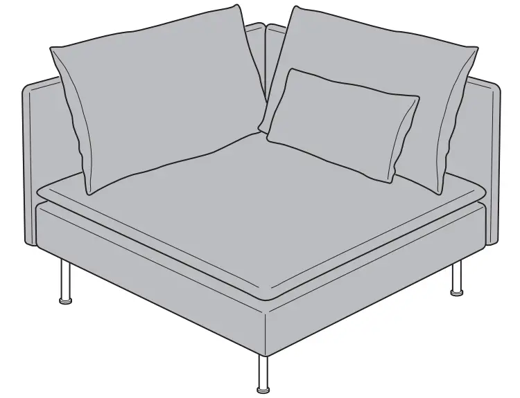 IKEA 199.022.07 SODERHAMN Corner Section