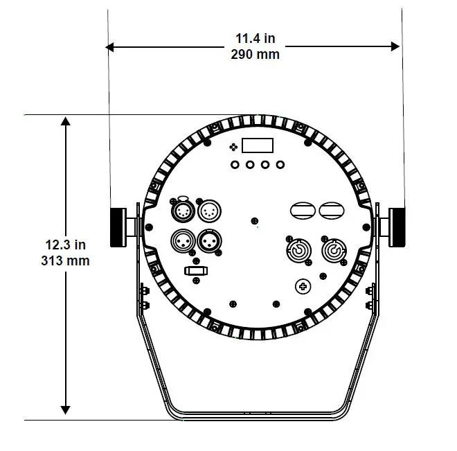 CHAUVET DJ Slim Par Pro Pix-4