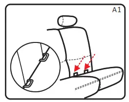 COZY N SAFE EST 230 360 Degree Rotating Car Seat - ISOFIX guides 2