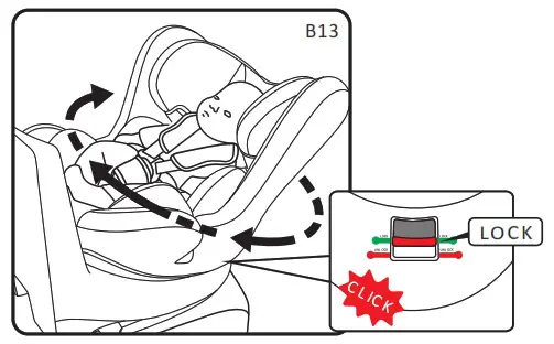 COZY N SAFE EST 230 360 Degree Rotating Car Seat - child seat group 12