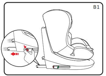 COZY N SAFE EST 230 360 Degree Rotating Car Seat - child seat group