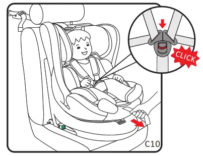 COZY N SAFE EST 230 360 Degree Rotating Car Seat - child seat group25