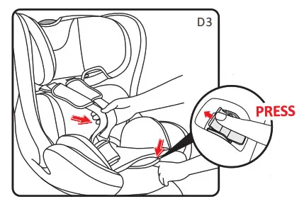 COZY N SAFE EST 230 360 Degree Rotating Car Seat - child seat group29