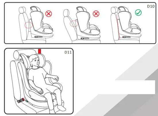 COZY N SAFE EST 230 360 Degree Rotating Car Seat - child seat group36