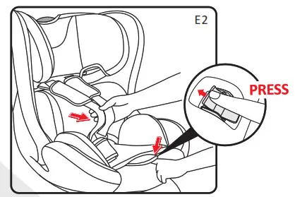 COZY N SAFE EST 230 360 Degree Rotating Car Seat - child seat group42