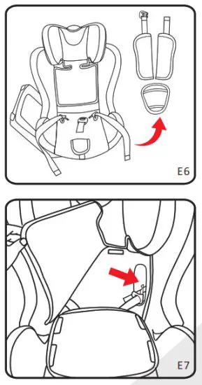 COZY N SAFE EST 230 360 Degree Rotating Car Seat - child seat group45