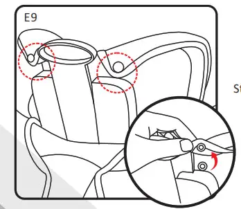 COZY N SAFE EST 230 360 Degree Rotating Car Seat - child seat group47