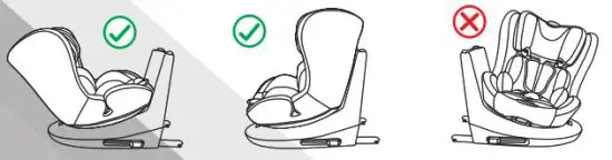 COZY N SAFE EST 230 360 Degree Rotating Car Seat - rota�ng1