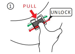COZY N SAFE EST 230 360 Degree Rotating Car Seat - seat rotation