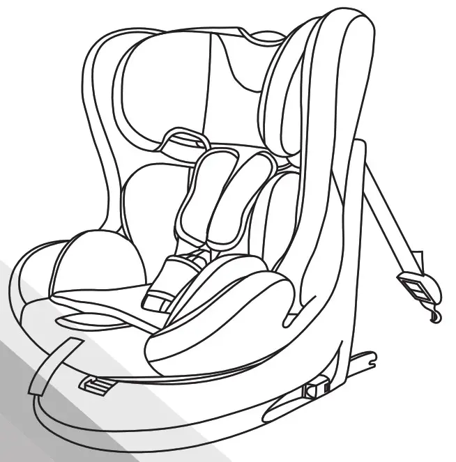 COZY N SAFE EST 230 360 Degree Rotating Car Seat