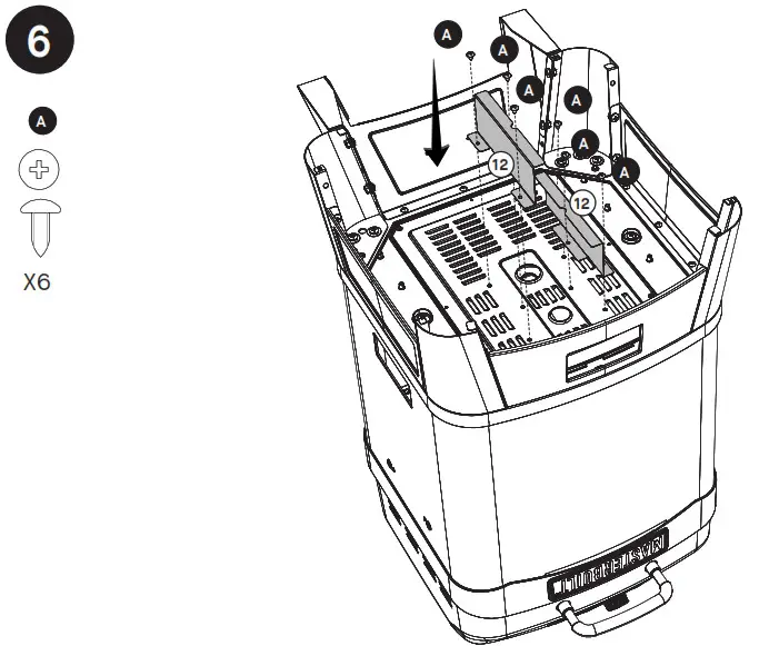 MASTERBUILT MB20013020 20 Quart 6-in-1 Outdoor Air Fryer- Assembly 6