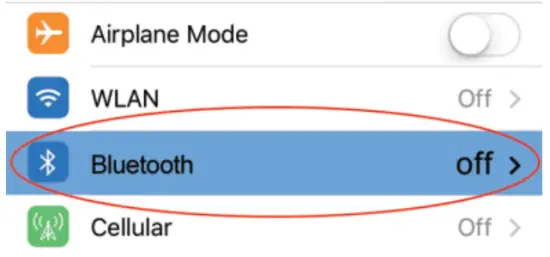 Bluetooth Connection Steps