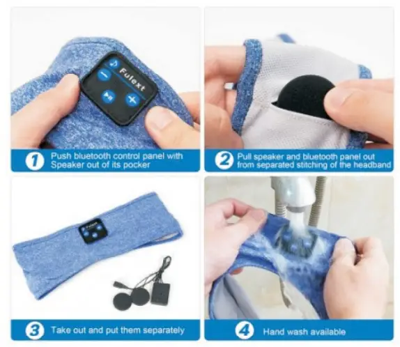 Lavince LAH001 Sleep Headphones Headband - How to Wash Bluetooth Headband