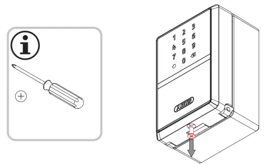 ABUS 787 Smart BT Key Garage - Loosen