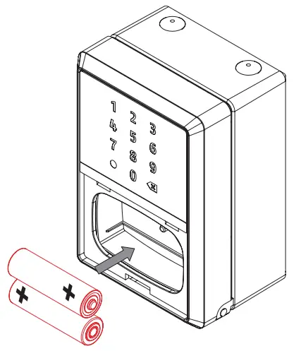 ABUS 787 Smart BT Key Garage - batteries