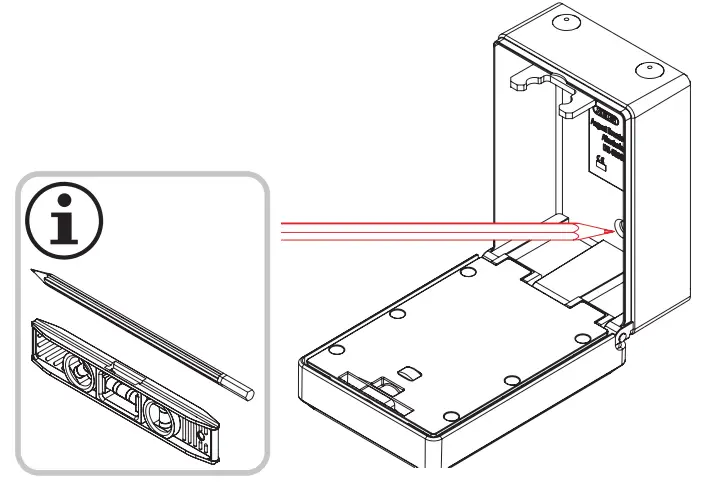 ABUS 787 Smart BT Key Garage - mounting 1
