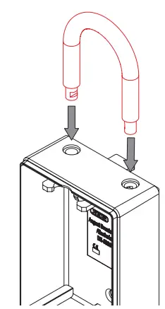 ABUS 787 Smart BT Key Garage - shackle