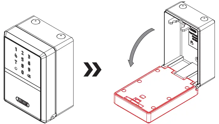 ABUS 787 Smart BT Key Garage - shackle
