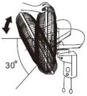Orbegozo WF 0250 Wall Fan - Push the guard