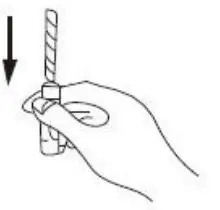 Orbegozo WF 0250 Wall Fan - switch