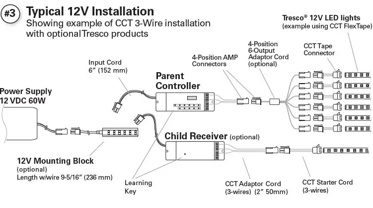 REV-A-SHELF L-WLD-RGB-WH-1 Wall- Controllers -FIG 4
