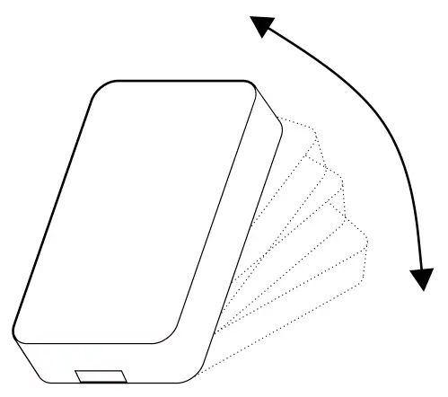 zoOZ ZSE43 Tilt Shock XS Sensor - VERTICAL