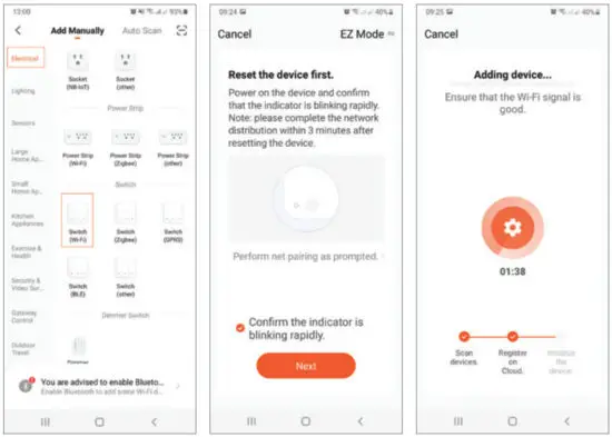 PNi PT202L Smart Touch Switch - application