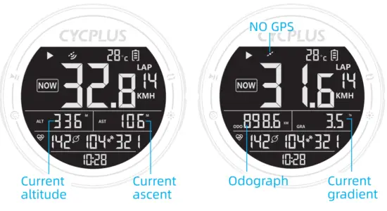 CYCPLUS M2 bike GPS Bike Computer Wireless Ant Bluetooth Waterproof - fig 2
