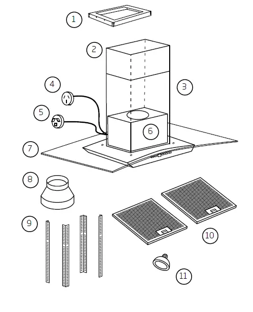 schweigen-IS4140S-Rangehood-Installation-Guide-fig-1