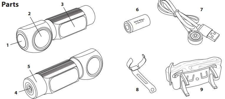 ALPEN OPTICS AP-800 LED Rechargeable Tek-Light-fig2