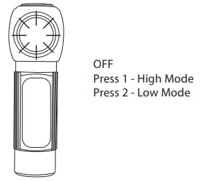 ALPEN OPTICS AP-800 LED Rechargeable Tek-Light-fig5