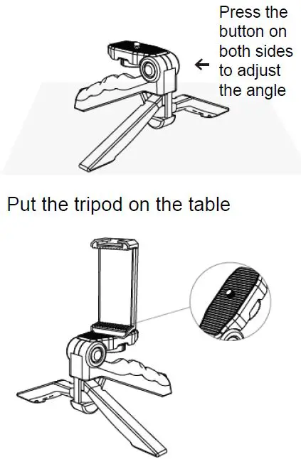 OTTO OTVLOGKT Smartphone Vlog Kit with Microphone Light and Tripod-FIG21