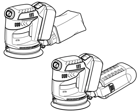 makita DBO180 Cordless Random Orbit Sander