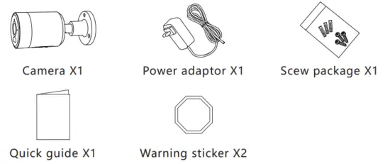 Arenti BULLET9T IP Camera - Packing