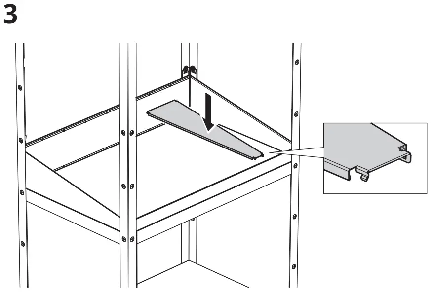 IKEA BROR Shelf Divider 85x55x18cm - fig5