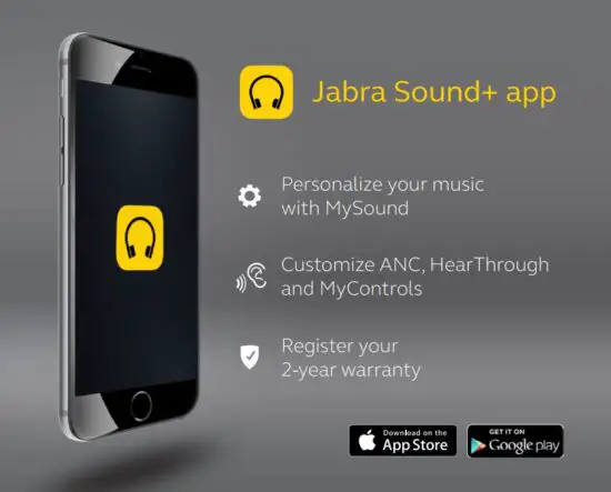 FIG 29 Jabra Sound+ app