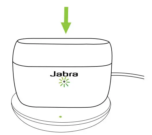 FIG 9 Charging the charging case