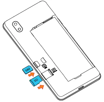 cricket wireless H124 LTE UMTS GSM Smartphone - Insert the nano